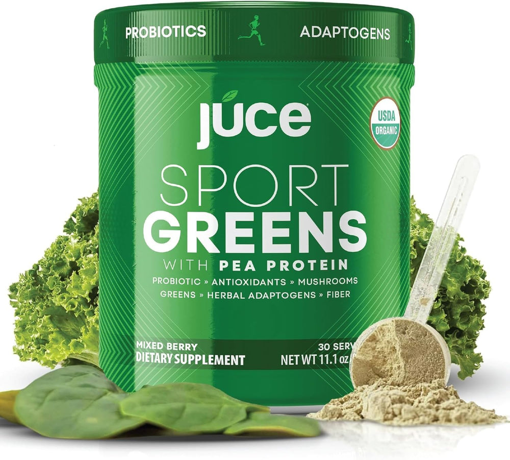 Terra Kai Juce SG7 bottle front showing organic greens blend for daily nutrition