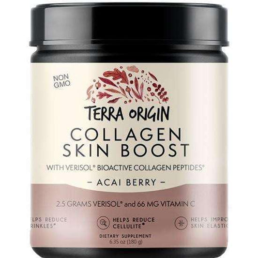 Terra Origin Collagen Skin Boost bottle for daily skin support