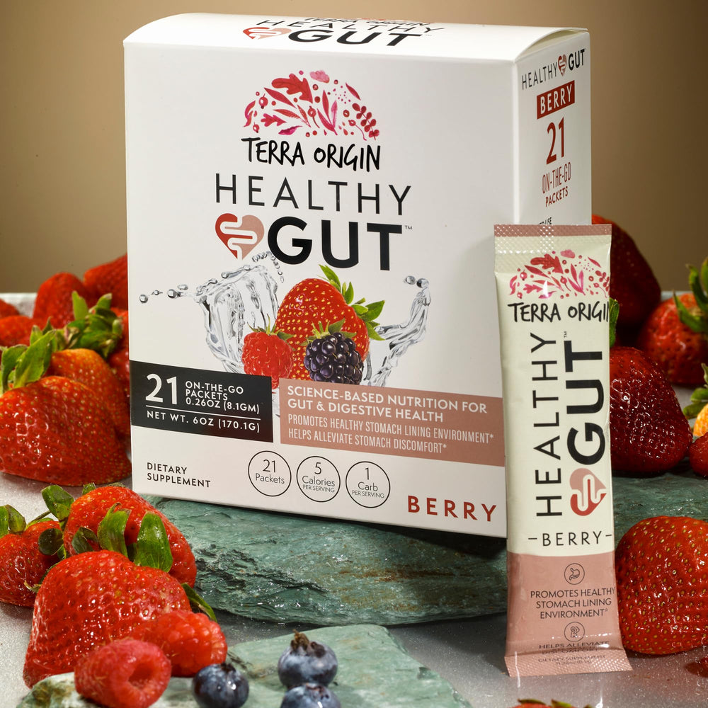 Individual Terra Origin sticks shown for convenient daily use and travel.