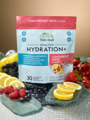Terra Origin made-in-USA hydration packet with clean ingredients