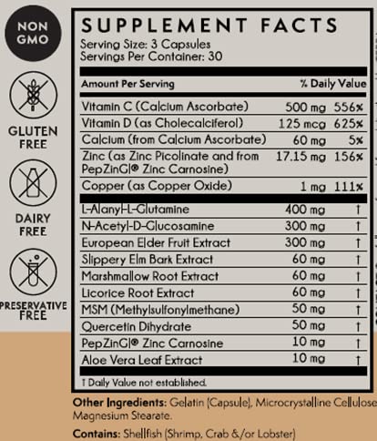 Terra Origin marshmallow root display highlighting gentle dietary comfort.