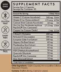 Terra Origin marshmallow root display highlighting gentle dietary comfort.
