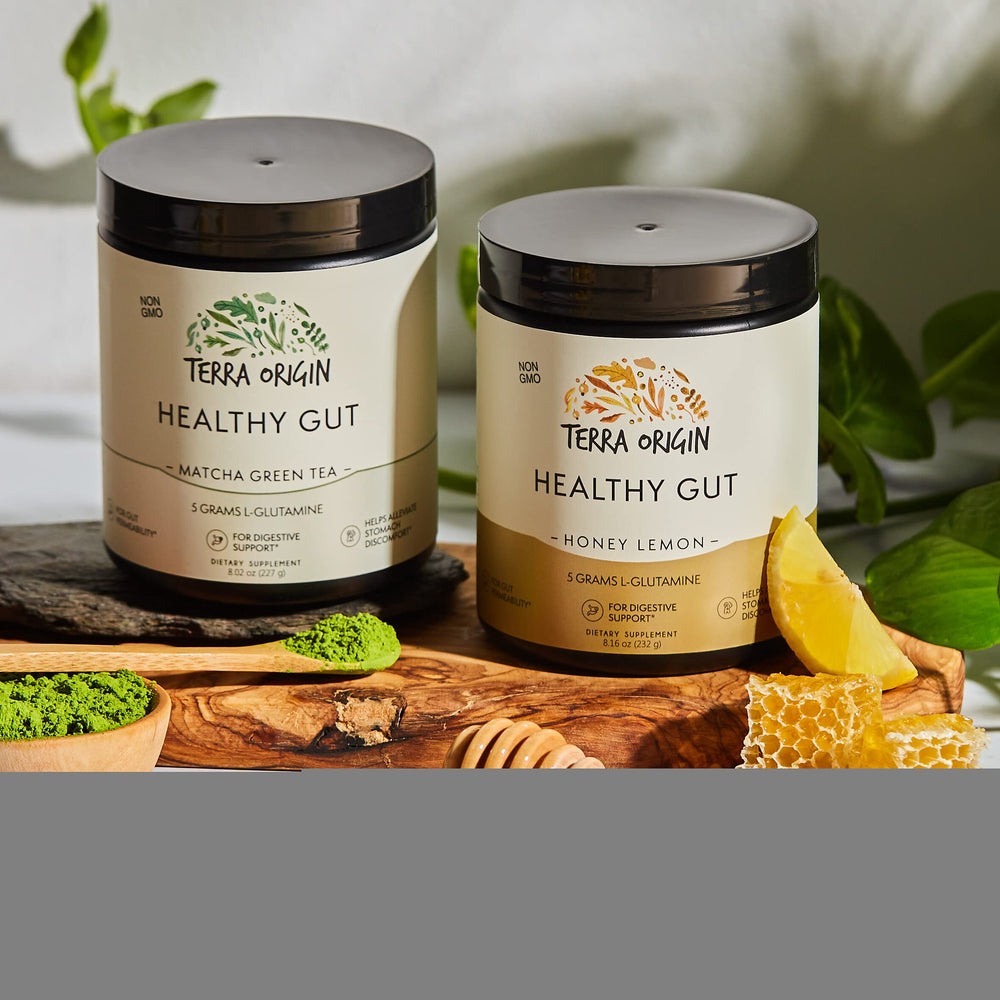 Terra Origin Slippery Elm Bark image evokes soothing digestive comfort.
