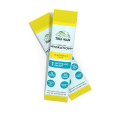 TERRA ORIGIN sugar-free gluten-free label emphasizing a clean ingredient profile.