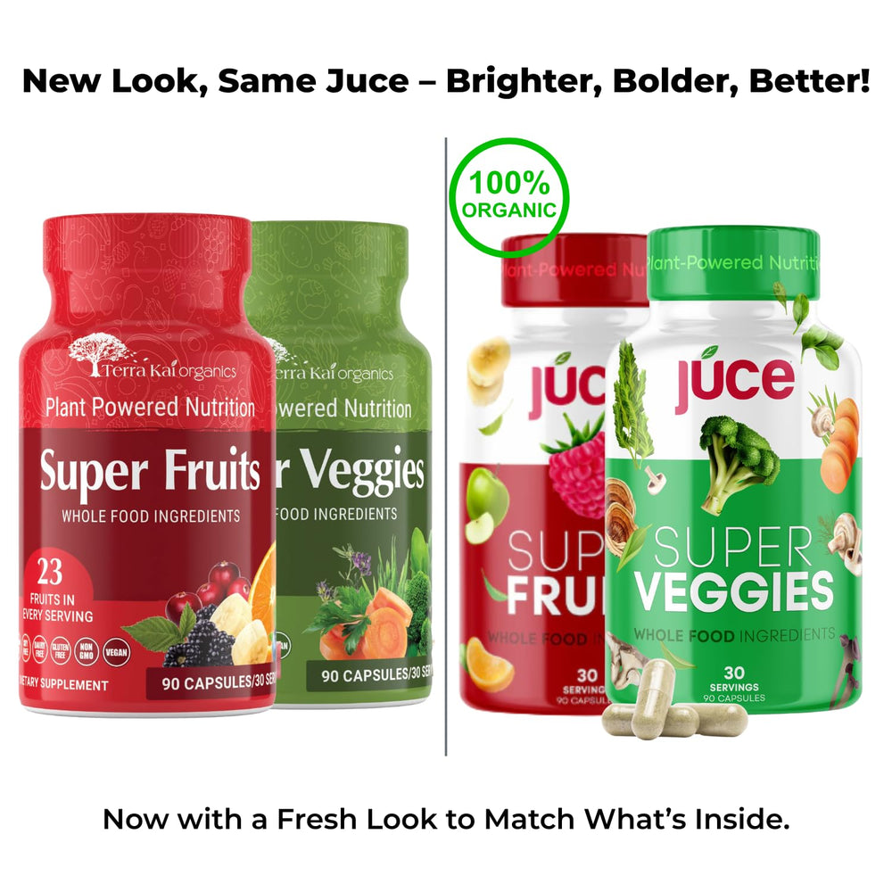 Terra Kai Juce Original Formula capsules offer plant-based nutrition with no artificial additives