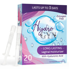 Terramed Just Think Comfort Hydro GYN bottle closeup for lasting intimate hydration.
