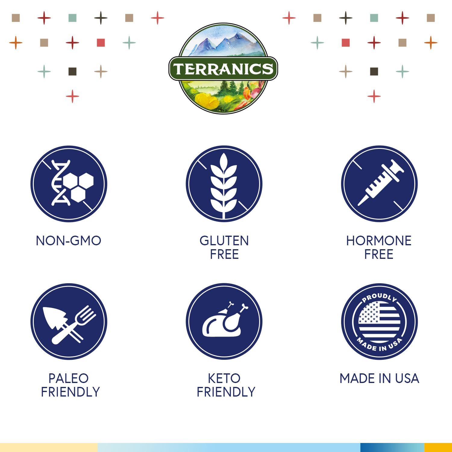 Terranics probiotic routine with a glass of water fits daily wellness.