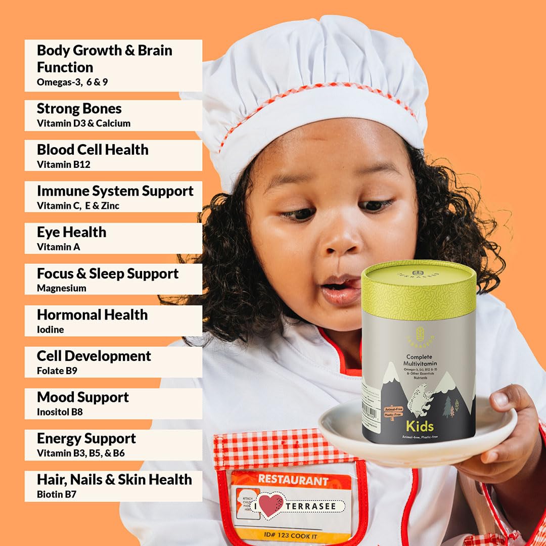 Terraseed omega blend ingredients for kids' daily nutrients