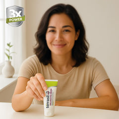 Paraben-free and fragrance-free formula displayed for sensitive skin.