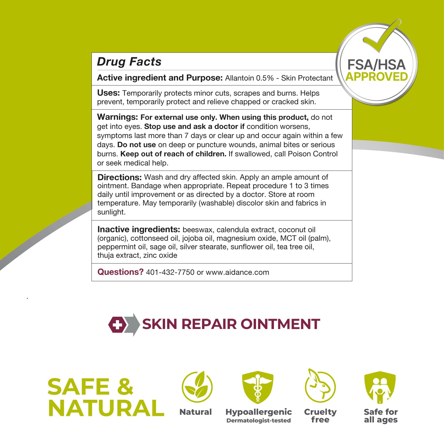 Terrasil Skin Repair fast-relief ointment delivers quick soothing and ongoing skin recovery.