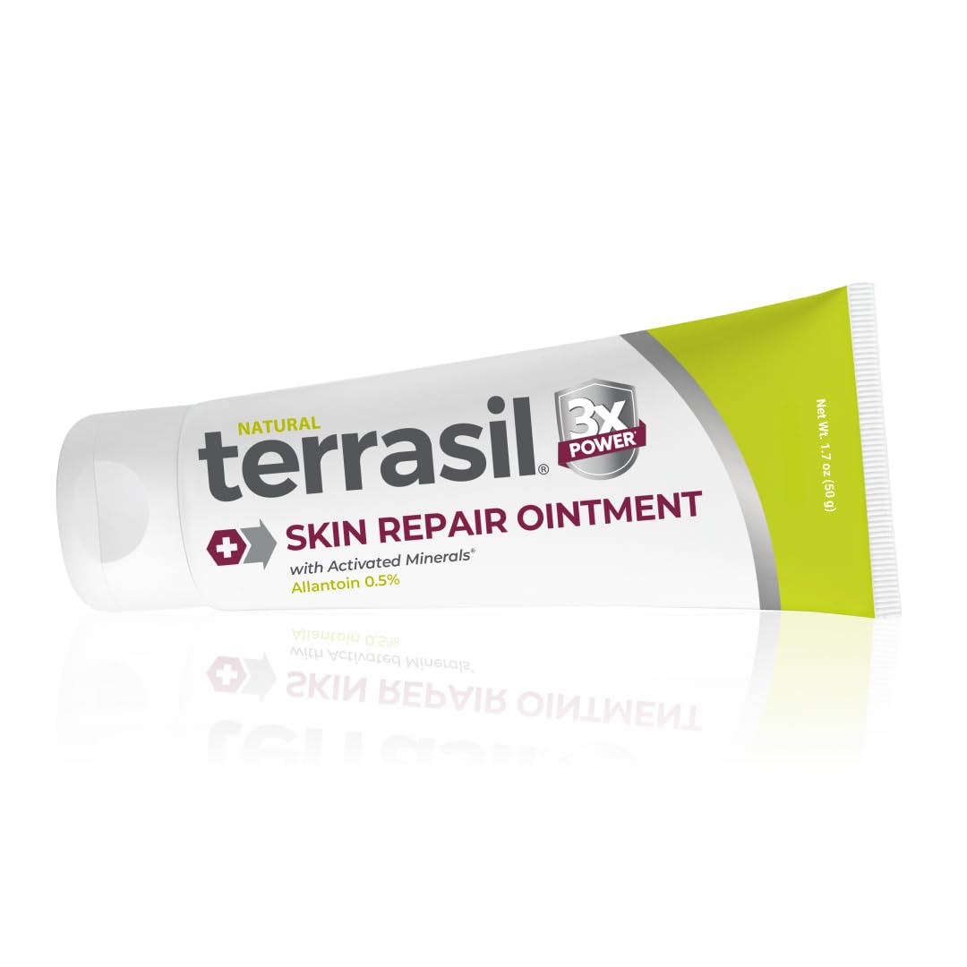 Terrasil Skin Repair ointment tube for targeted topical relief