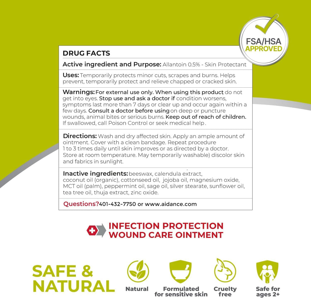 Terrasil Wound Care gentle formula suitable for sensitive skin and daily use.