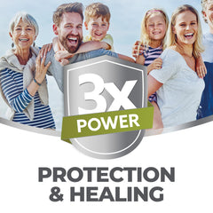 Terrasil Wound Care swirls on skin, soothing comfort while supporting natural healing.