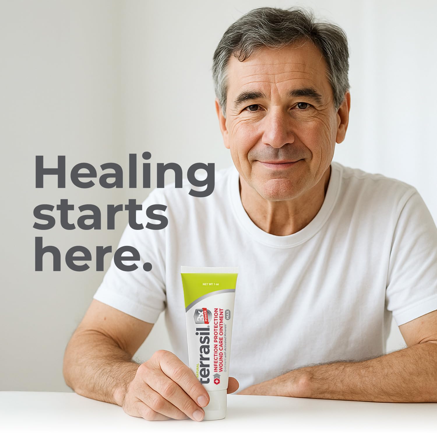 Terrasil Wound Care, proudly manufactured in the USA with high-quality standards.