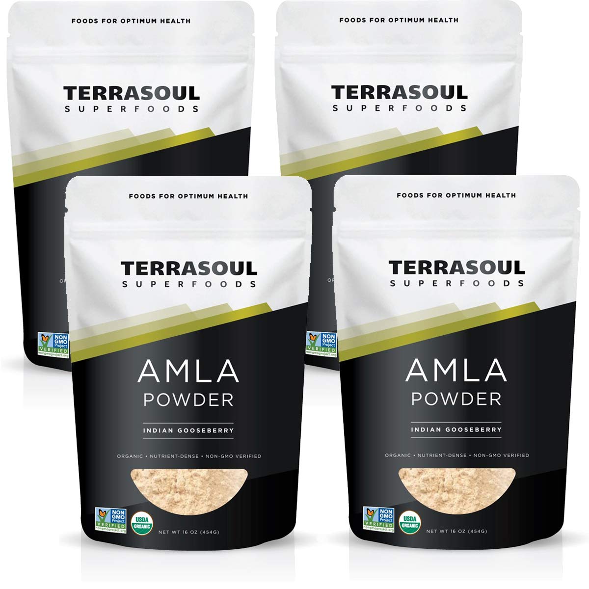 Terrasoul Amla Powder 4lb package ready for bulk smoothies and recipes.