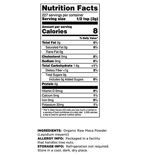 Terrasoul Maca Powder closeup texture shows fine, light-brown granules.