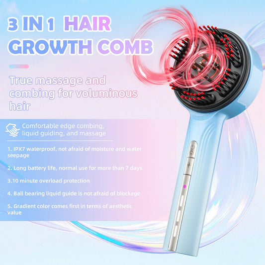 TerraVerve cordless head massager side view highlighting travel friendly design