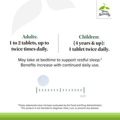 Terry Naturally AnxioCalm bottle side info shows safety for adults and children 4+