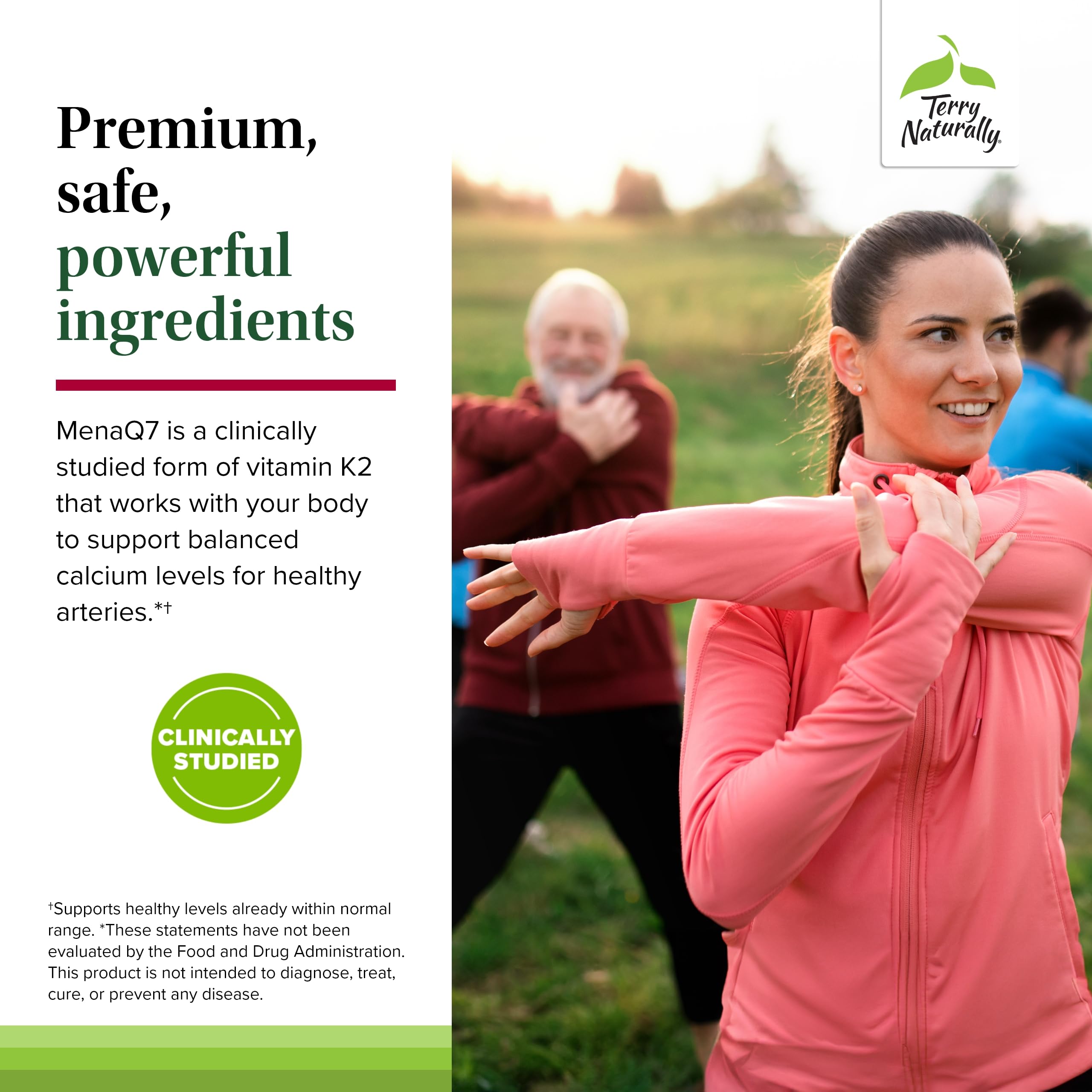 Lifestyle scene of using Terry Naturally Artery Strong daily in a morning routine