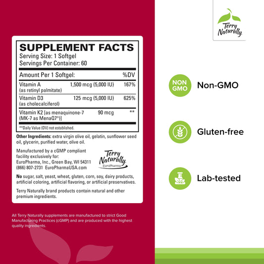 Close-up of Artery Strong label highlighting vitamins for heart support.
