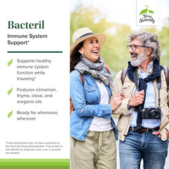 Terry Naturally Bacteril capsules suggesting immune support benefits.