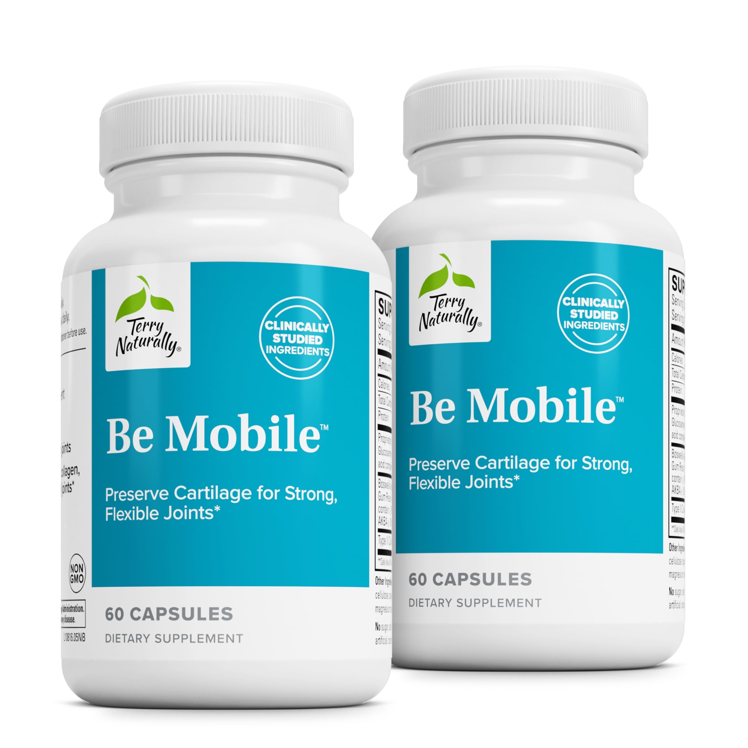 Terry Naturally Be Mobile bottle highlighting the joint-support formula