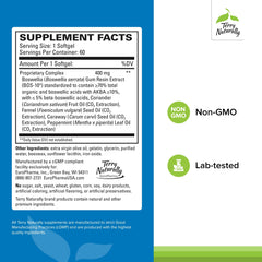 BosMed softgels close-up illustrating easy daily bowel support