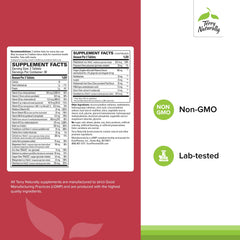 Terry Naturally Clinical Essentials bottle label closeup highlights chelated minerals for better bioavailability.