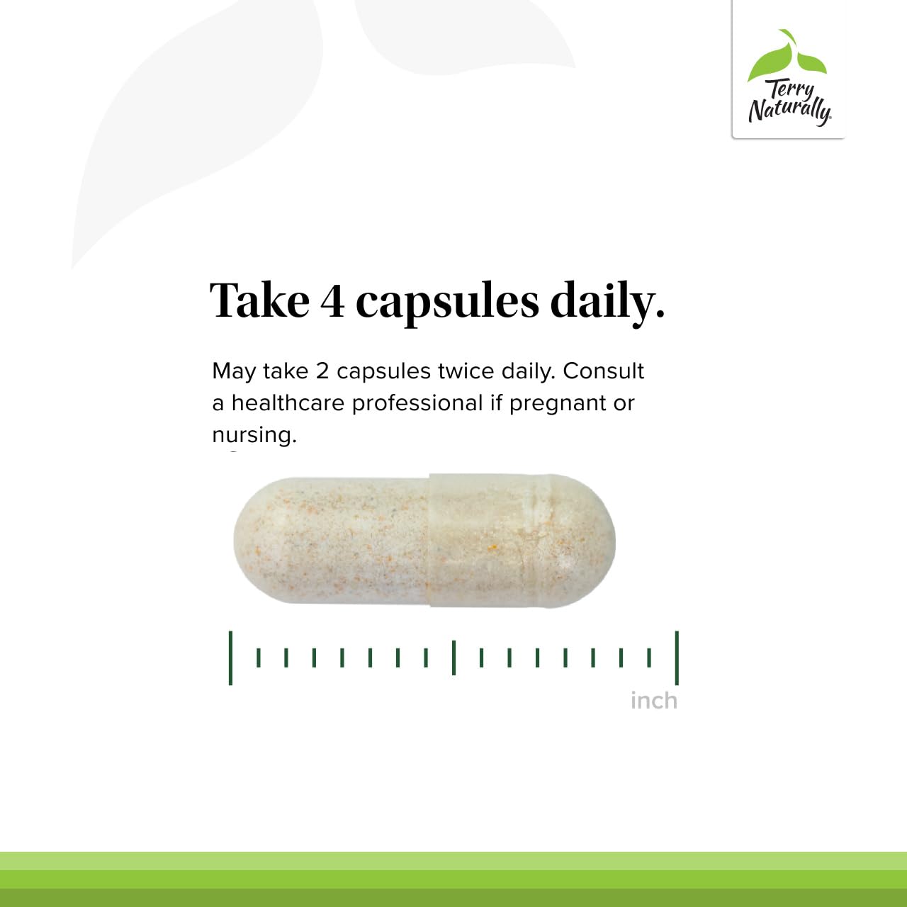 Terry Naturally Clinical Essentials capsules dispensed, ready for daily use.