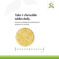 Terry Naturally CoQ10 Chewables packaging scene suggests everyday use.