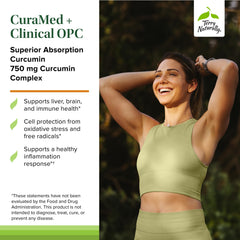 Terry Naturally CuraMed label detail shows allergen-free ingredients.