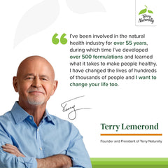 Terry Naturally CuraMed packaging shows allergen-free details and ingredients