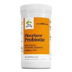 Terry Naturally FloraSure probiotic capsules bottle front view for daily gut health support