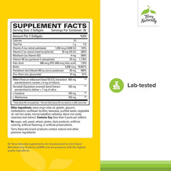 Terry Naturally Hair Renew softgels close-up for convenient daily care
