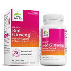 Terry Naturally HRG80 red ginseng bottle promoting daily vitality.