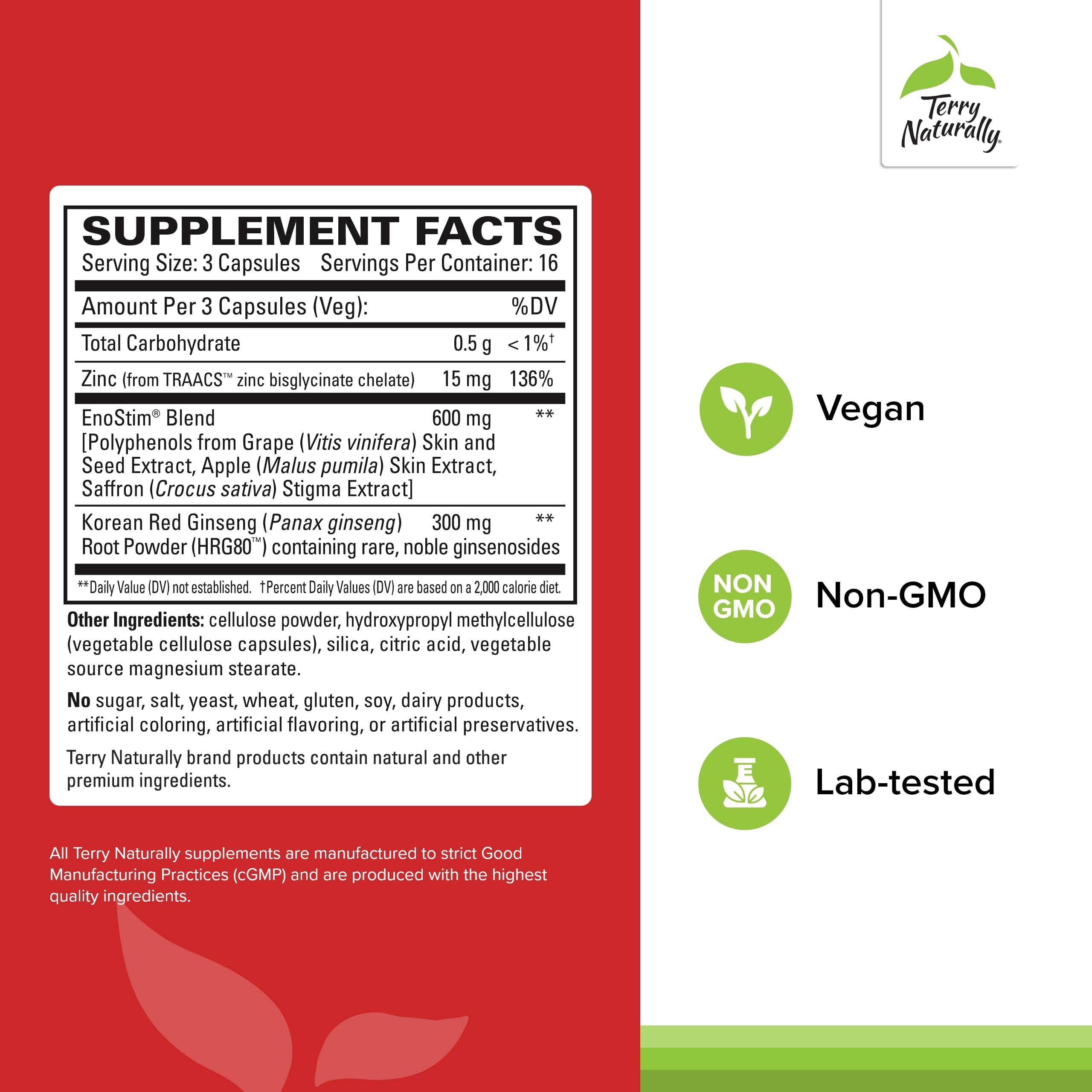 Terry Naturally HRG80 capsules illustrate daily endurance potential