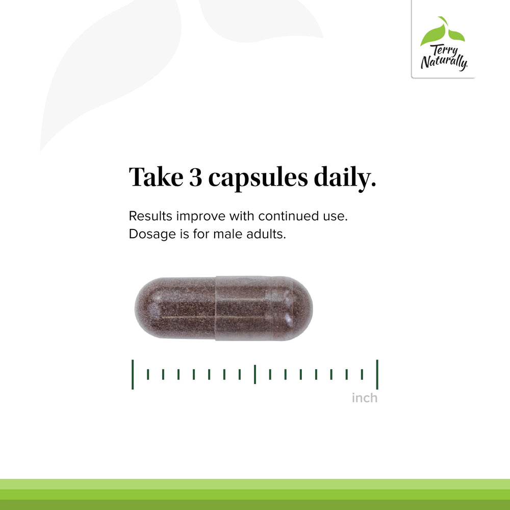 Terry Naturally Non-GMO label signals allergen-friendly formulation