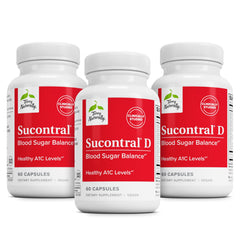 Terry Naturally Sucontral D bottle front with capsules for metabolism support.