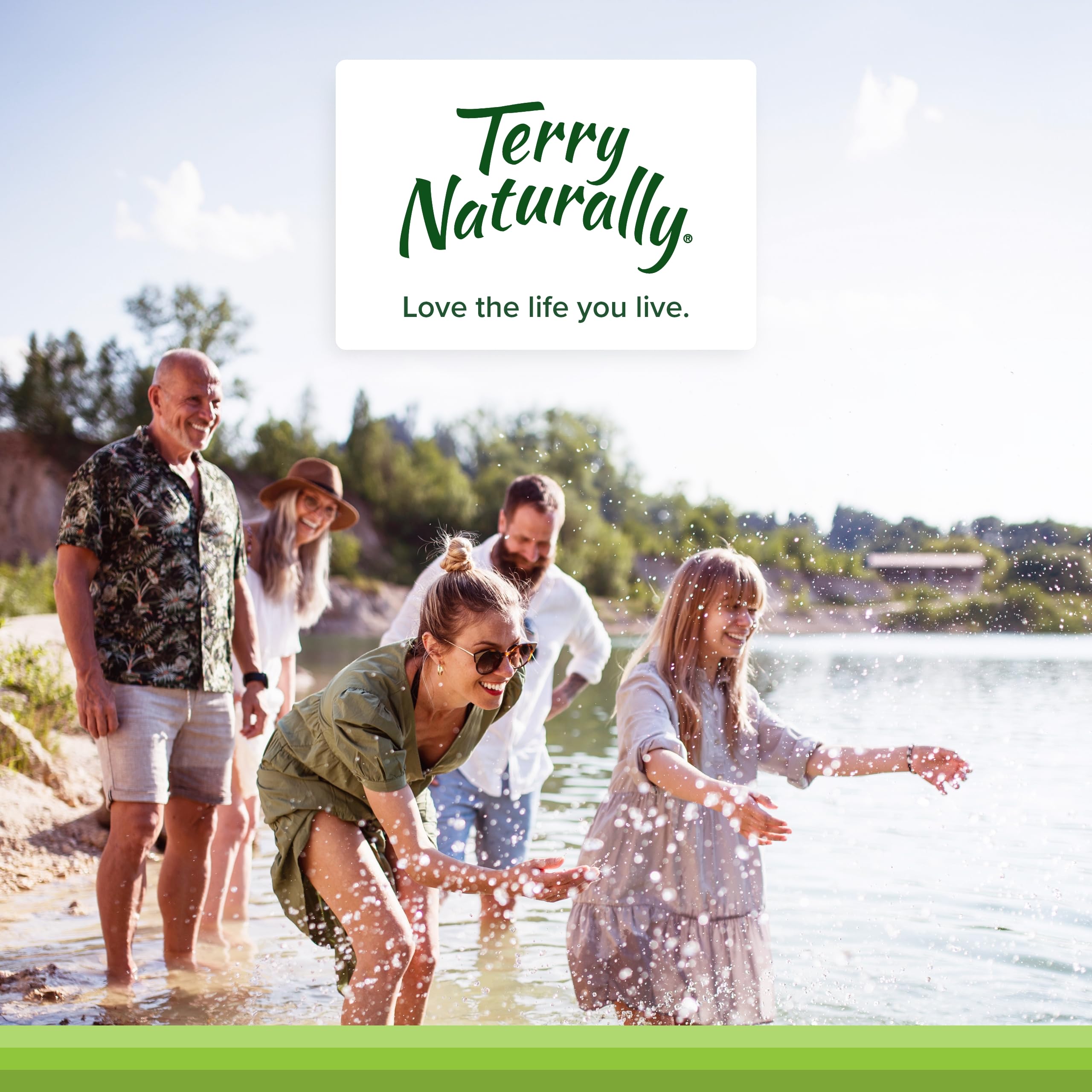 Terry Naturally Sucontral D daily-use setup on a clean counter.