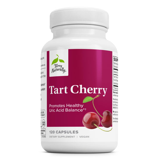 Terry Naturally Tart Cherry bottle front highlighting joint support.