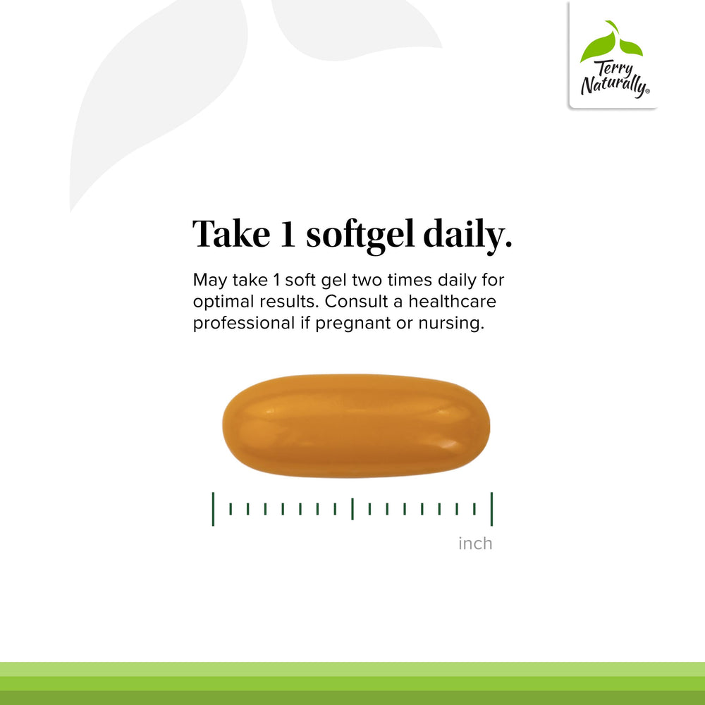 Ingredients panel highlights allergen-free CuraMed formula and natural components.