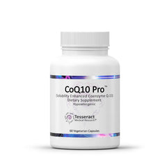 Tesseract CoQ10 Pro heart-energy visualization highlighting potential cardiovascular support.