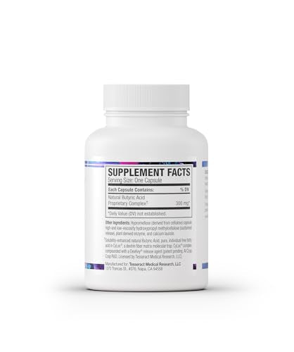 ProButyrate bottle label highlights clinically researched ingredients and absorption.