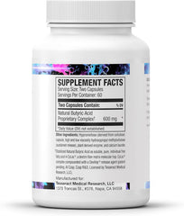 Tesseract ProButyrate bottle with labeled seal communicates quality and stability.