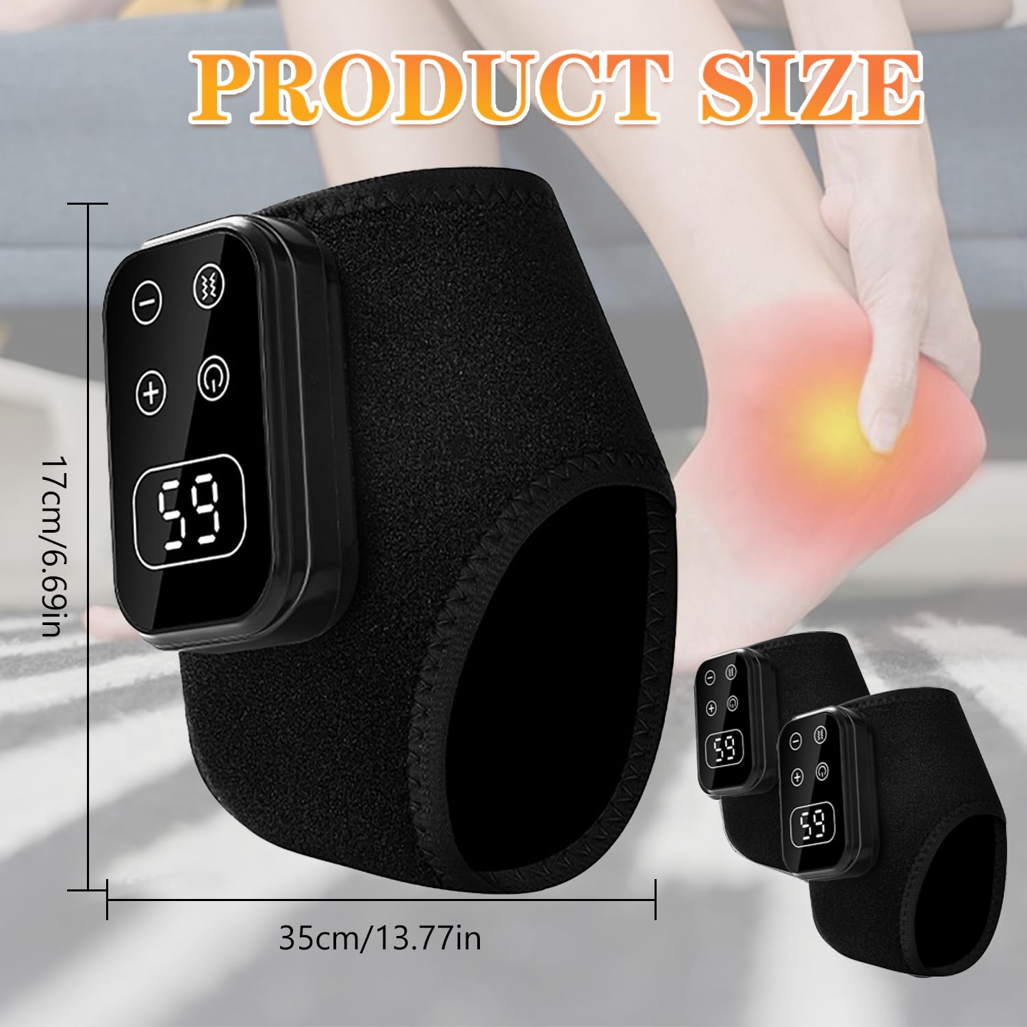 Tevike Foot Advanced Renew Wrap five vibration speeds offer gentle to deep massage