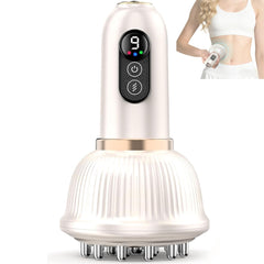 TEVIKE lymphatic drainage massager front view for easy at-home use and compact storage.