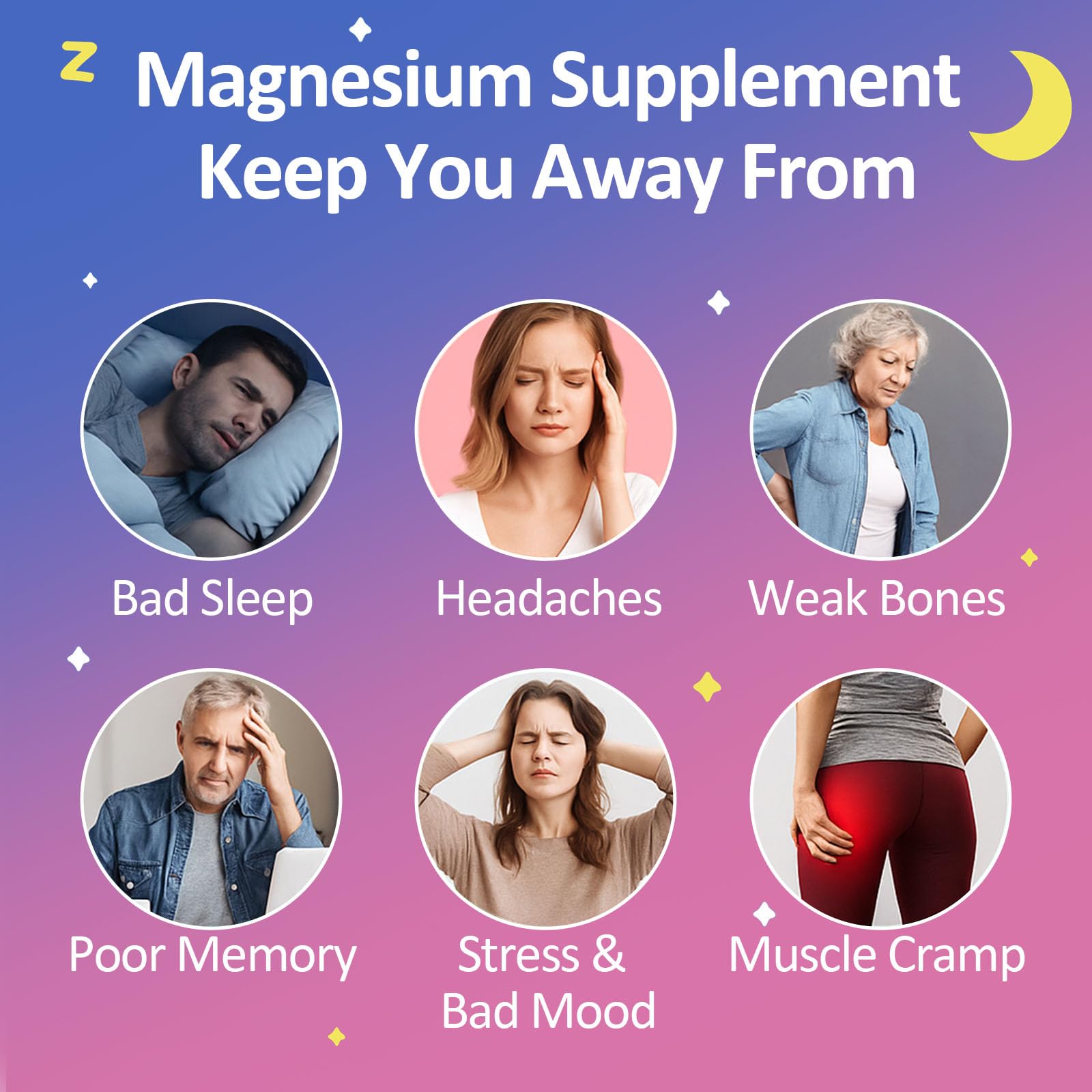 Tewuky gummies support muscle comfort with gentle absorbable magnesium.