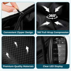 TGS control panel for quick mode changes and personalized massage