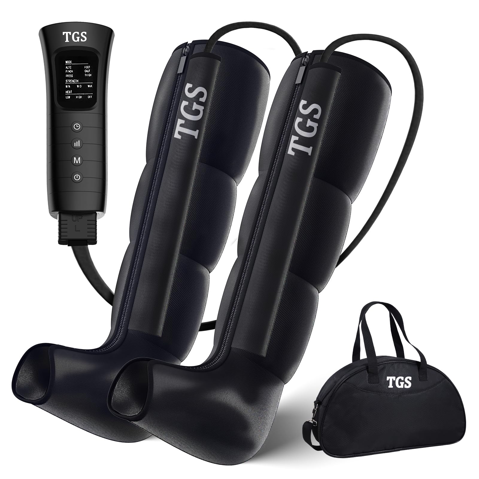 TGS Leg Massager foot chamber for improved circulation and foot fatigue relief.