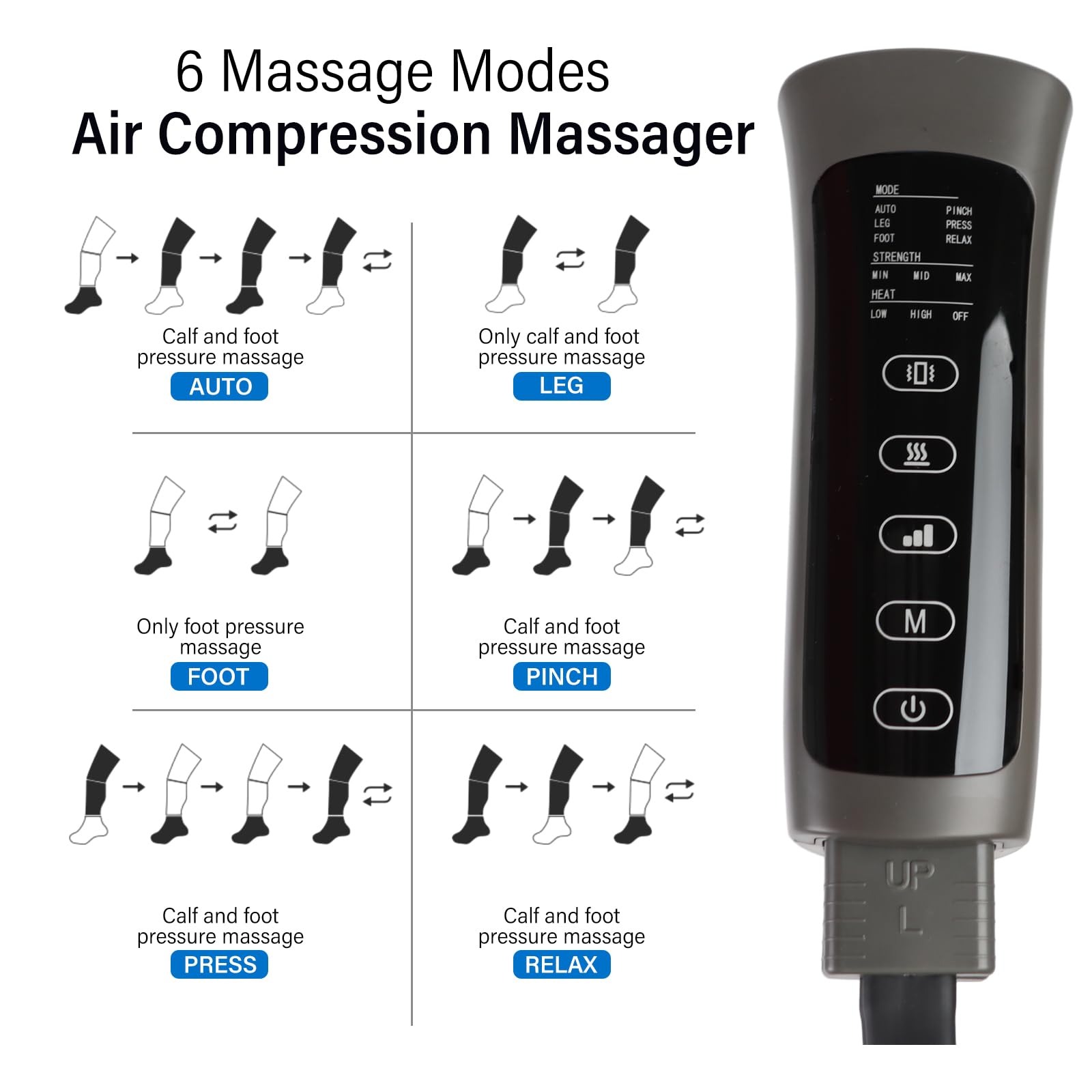 TGS Leg Massager knee massage for soothing leg tension.